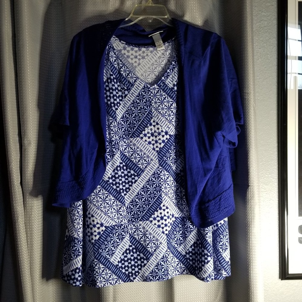Catherine's Tank top and Crop Cardigan